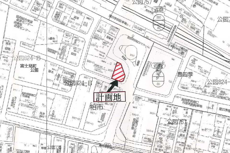 豊四季駅前物件の周辺地図
