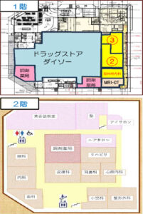 千葉ニュータウンクリニックモールの間取り図