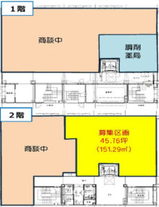 実籾北口医療モールの間取り図