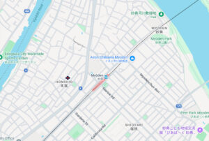 東西線 妙典駅前 医療モールの地図